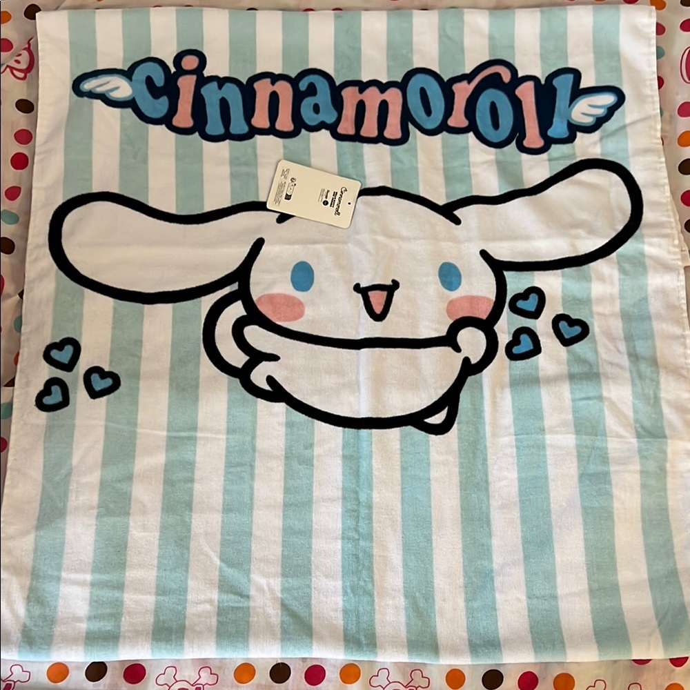 Cinnamoroll Beach Towel